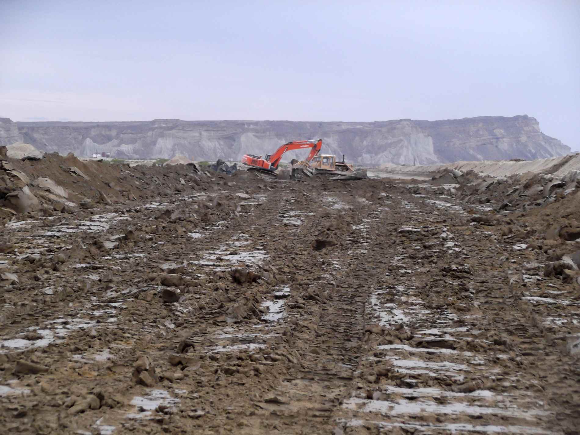 Earthworks and road construction of Makran Petrochemical complex in Chabahar city