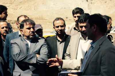 Site Visit of Minister of Roads & Urban Development from “Construction of Damavand West Ringway” Project on September 2016 