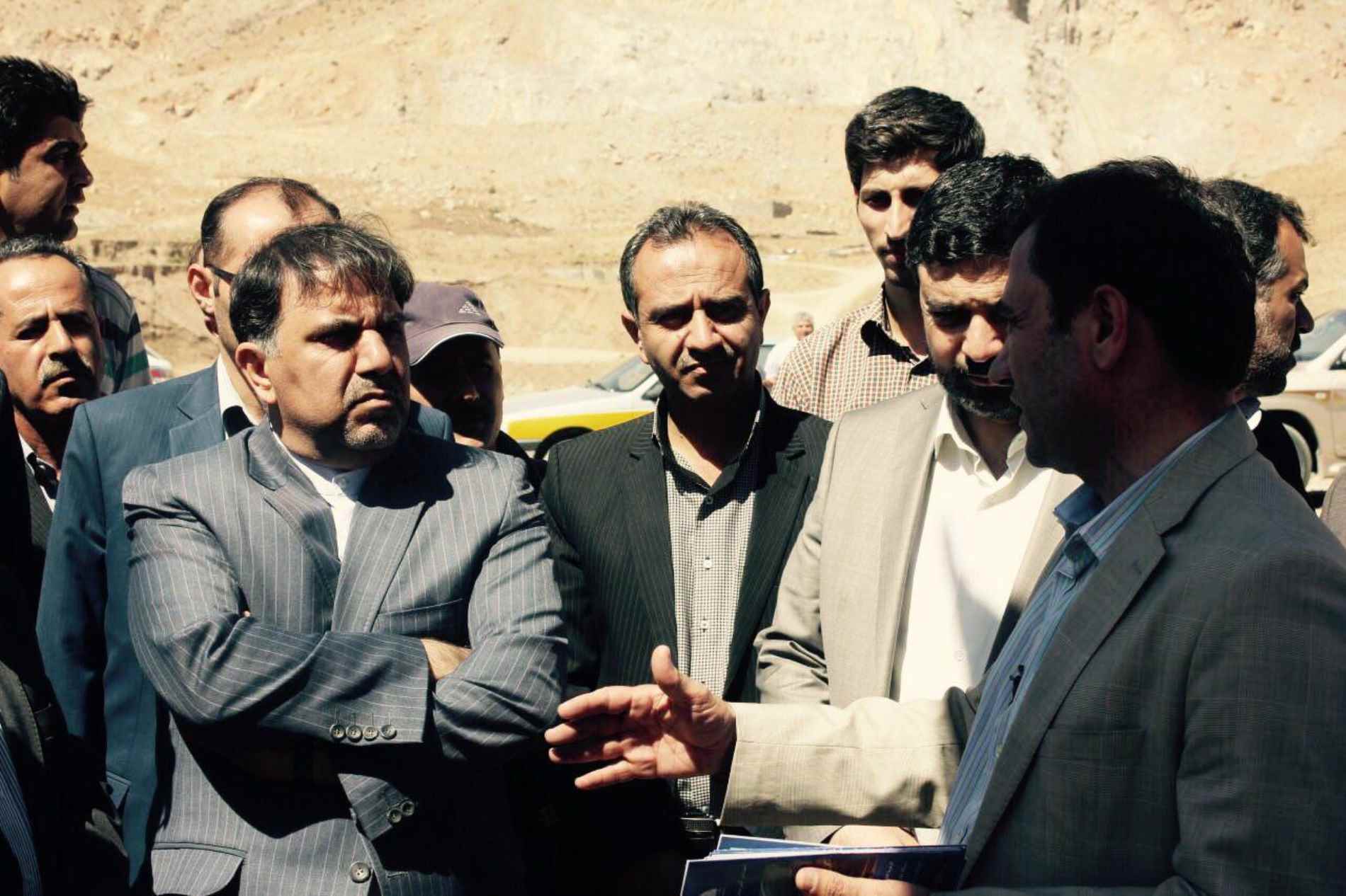 Site Visit of Minister of Roads & Urban Development from “Construction of Damavand West Ringway” Project on September 2016 