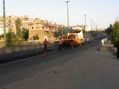 Patching & asphalt covering the routes in Roodehen Province shielding area