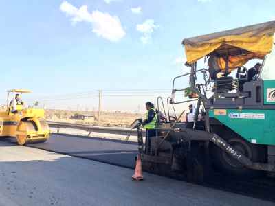 Hot thin Layer Polymer modified asphalt in Firouzkooh – Damavand road