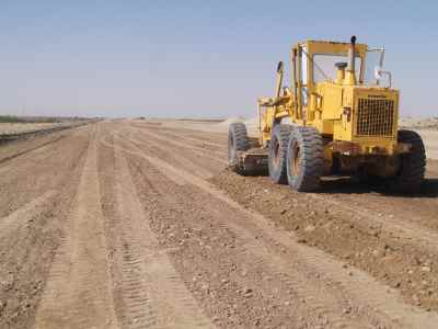 Earthworks and road construction of Makran Petrochemical complex in Chabahar city