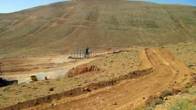 Construction of West ring road around Damavand city