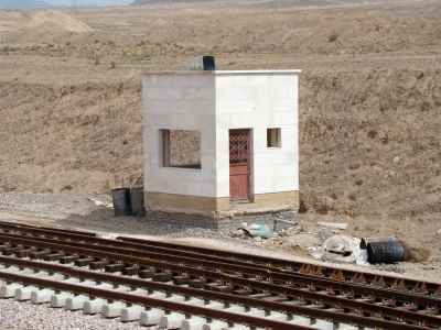 Railway construction, turn table and signaling of Sangan railway station