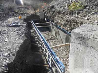 Construction of access road for water conveying system from Hajilarchai Dam to Songoon Lead complex