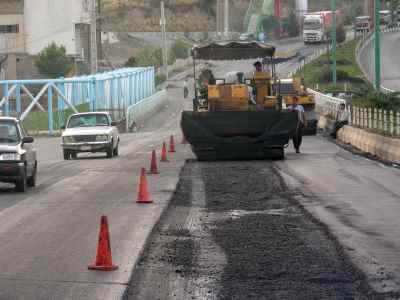 Patching & asphalt covering the routes in Roodehen Province shielding area