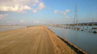 Earthworks and road construction of Makran Petrochemical complex in Chabahar city