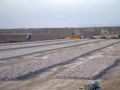 Railway construction, turn table and signaling of Sangan railway station