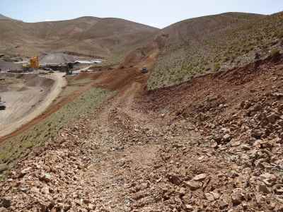 Construction of West ring road around Damavand city