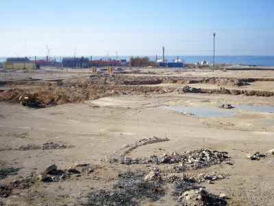 Earthworks, terracing and preparing of second phase of Asaluyeh petrochemical complex