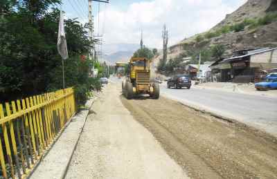 Purchasing & implementing the asphalt and infrastructure for the major & minor roads of the city and municipality frontage of Ushan- Fasham – Meigoon