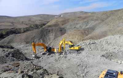 Construction of access road for water conveying system from Hajilarchai Dam to Songoon Lead complex