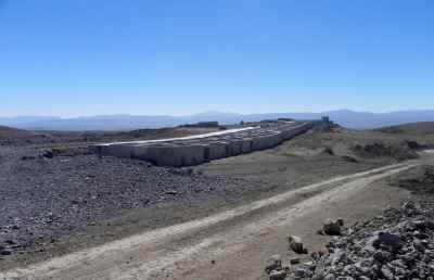 Construction of access road for water conveying system from Hajilarchai Dam to Songoon Lead complex