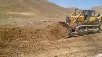 Construction of West ring road around Damavand city