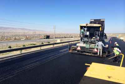 Hot thin Layer Polymer modified asphalt in Firouzkooh – Damavand road