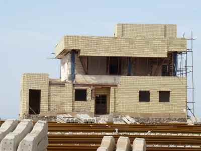 Railway construction, turn table and signaling of Sangan railway station