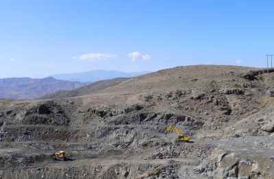 Construction of access road for water conveying system from Hajilarchai Dam to Songoon Lead complex