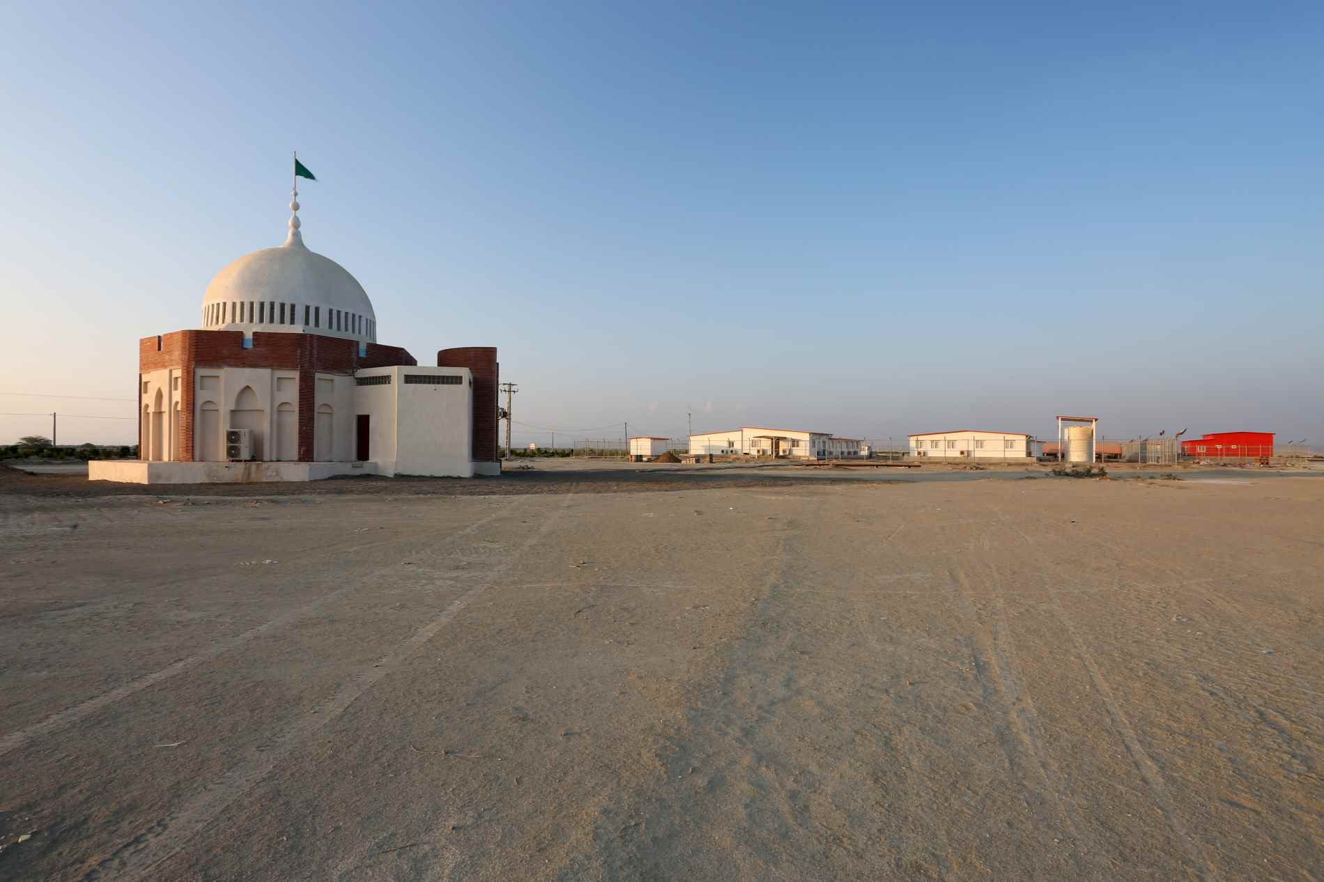 Earthworks and road construction of Makran Petrochemical complex in Chabahar city