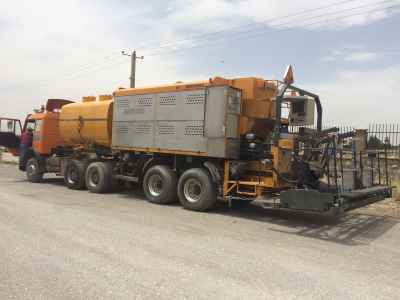 Cape seal project consisting of one layer chip sealing and two layers of micro surfacing in Salafchegan – Delijan road (EPC)