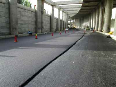 Improving & asphalt covering the routes of Tehran province Area of shielding