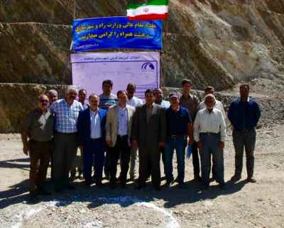 Site Visit of Minister of Roads & Urban Development from “Construction of Damavand West Ringway” Project on September 2016 