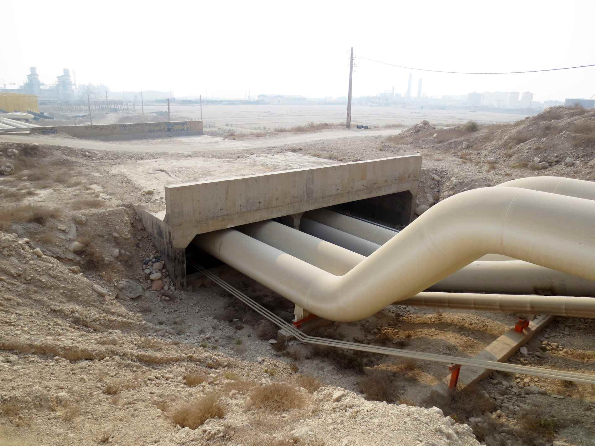 Construction of culverts and slippers in Asaluyeh city