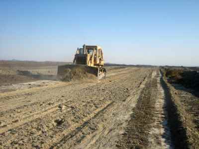 Construction of water conveying network from Shi Kalak reservoir dam