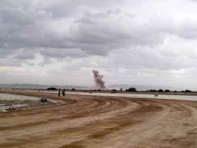 Earthworks and road construction of Makran Petrochemical complex in Chabahar city