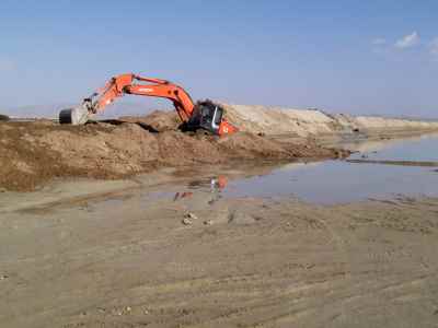 Earthworks and road construction of Makran Petrochemical complex in Chabahar city