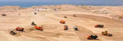 Earthworks and preparing phase 22-24 in Asaluyeh city