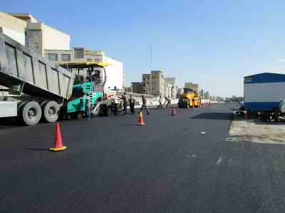 Improving & asphalt covering the routes of Tehran province Area of shielding