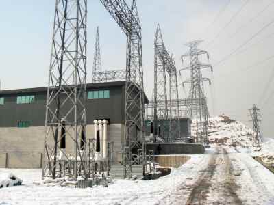 Construction of GIS electrical post in Tehran city