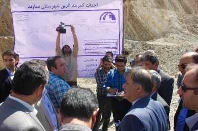 Site Visit of Minister of Roads & Urban Development from “Construction of Damavand West Ringway” Project on September 2016 