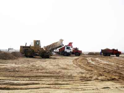 Earthworks, terracing and preparing of second phase of Asaluyeh petrochemical complex