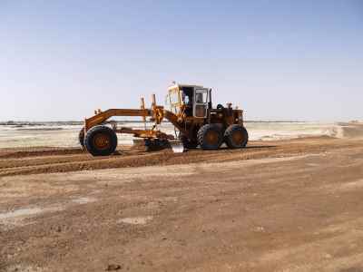 Earthworks and road construction of Makran Petrochemical complex in Chabahar city