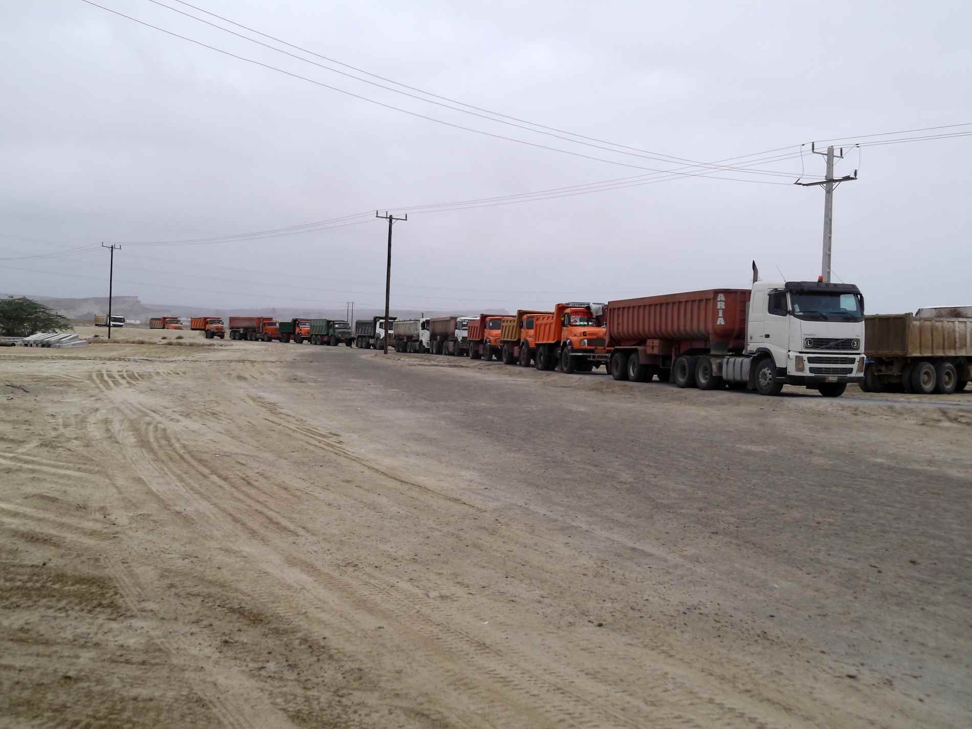 Earthworks and road construction of Makran Petrochemical complex in Chabahar city
