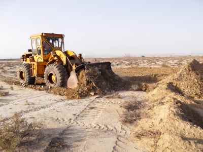 Earthworks and road construction of Makran Petrochemical complex in Chabahar city