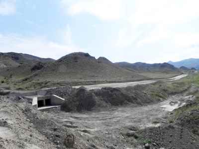 Construction of access road for water conveying system from Hajilarchai Dam to Songoon Lead complex