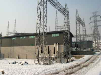 Construction of GIS electrical post in Tehran city