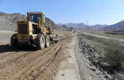 Construction of access road for water conveying system from Hajilarchai Dam to Songoon Lead complex