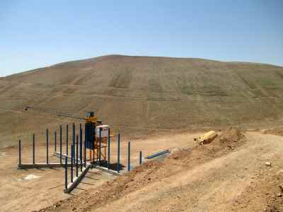 Construction of West ring road around Damavand city