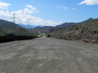 Construction of access road for water conveying system from Hajilarchai Dam to Songoon Lead complex