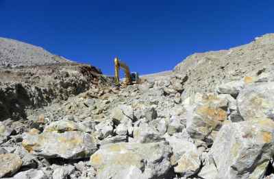 Construction of access road for water conveying system from Hajilarchai Dam to Songoon Lead complex