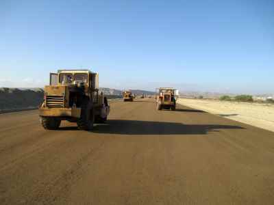 Earthworks and road construction of Makran Petrochemical complex in Chabahar city