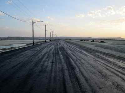 Earthworks and road construction of Makran Petrochemical complex in Chabahar city