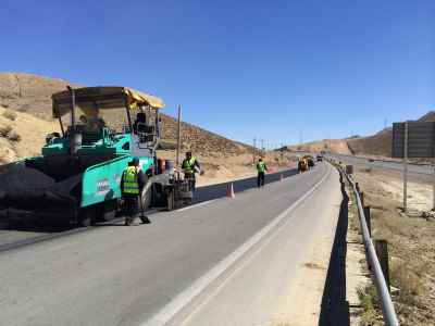 Hot thin Layer Polymer modified asphalt in Firouzkooh – Damavand road