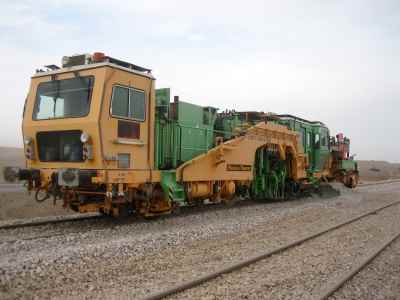 Railway construction, turn table and signaling of Sangan railway station